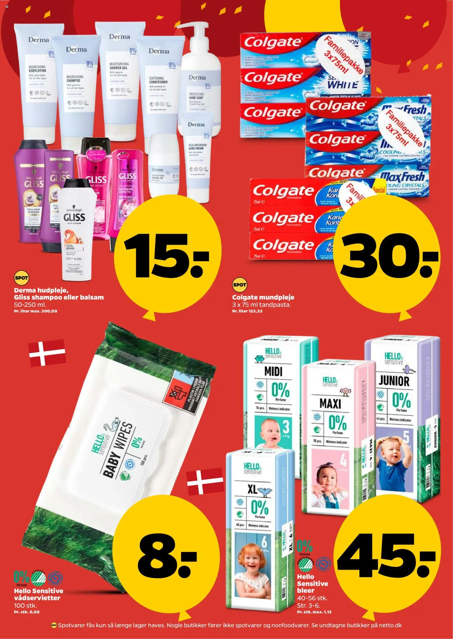 Netto tilbudsavis – gyldig fra 07.03.2026 | Side: 8 | Produkter: Parfume, Shampoo, Balsam, Tandpasta