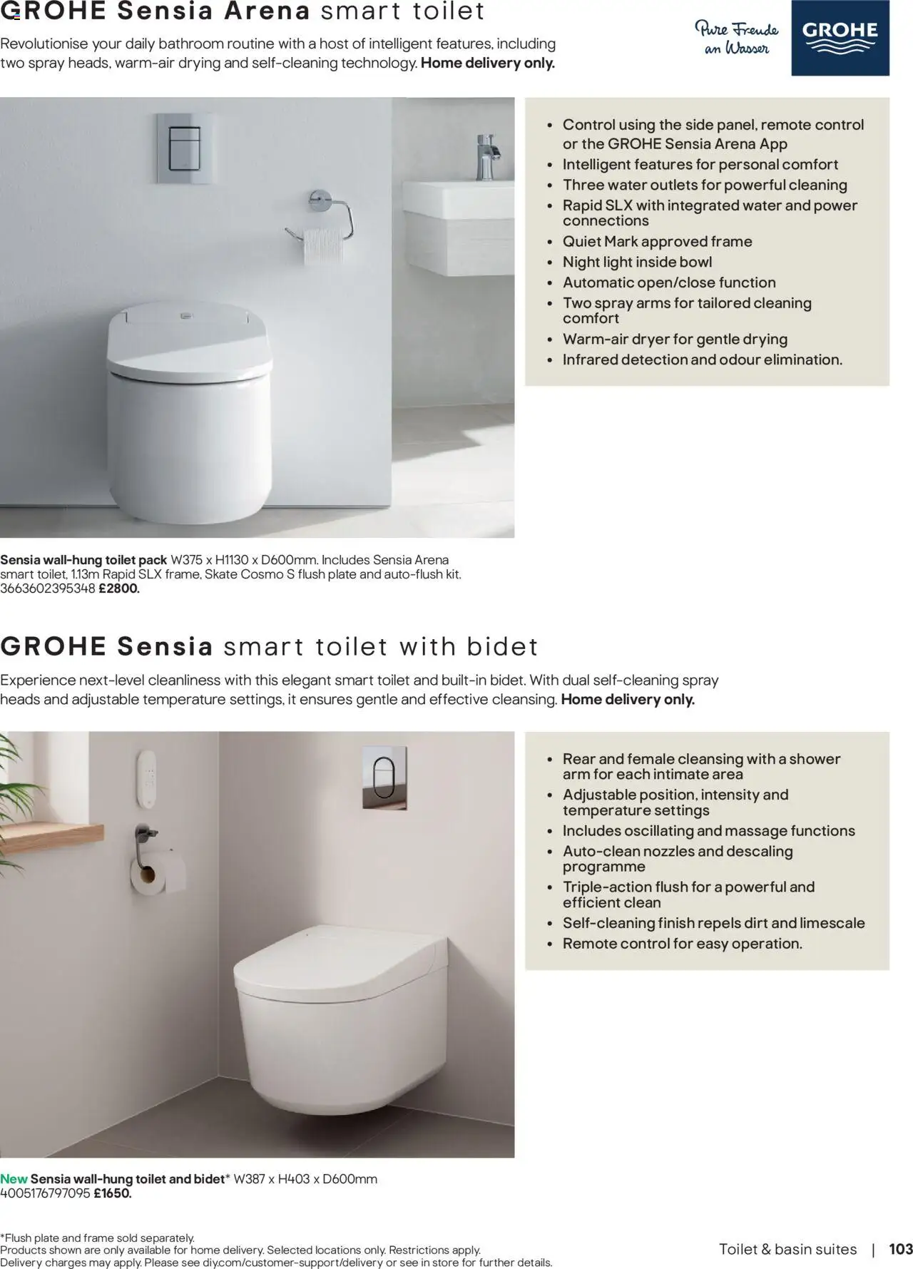  | Page: 103 | Products: Toilet, Shower, Dryer, Bowl