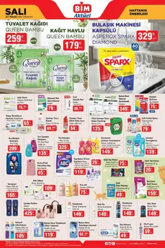 07.04.2026 tarihinden itibaren geçerli olan BİM kataloğu önizlemesi | Sayfa: 3 | Ürünler: Banyo, Saç maskesi, Çarşaf, Bulaşık makinesi