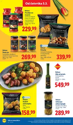 Deluxe Ulje od tartufa, Sa komadićima tartufa 250 ml - pregled Lidl kataloga - važi od 05.03.2026 | Strana: 42