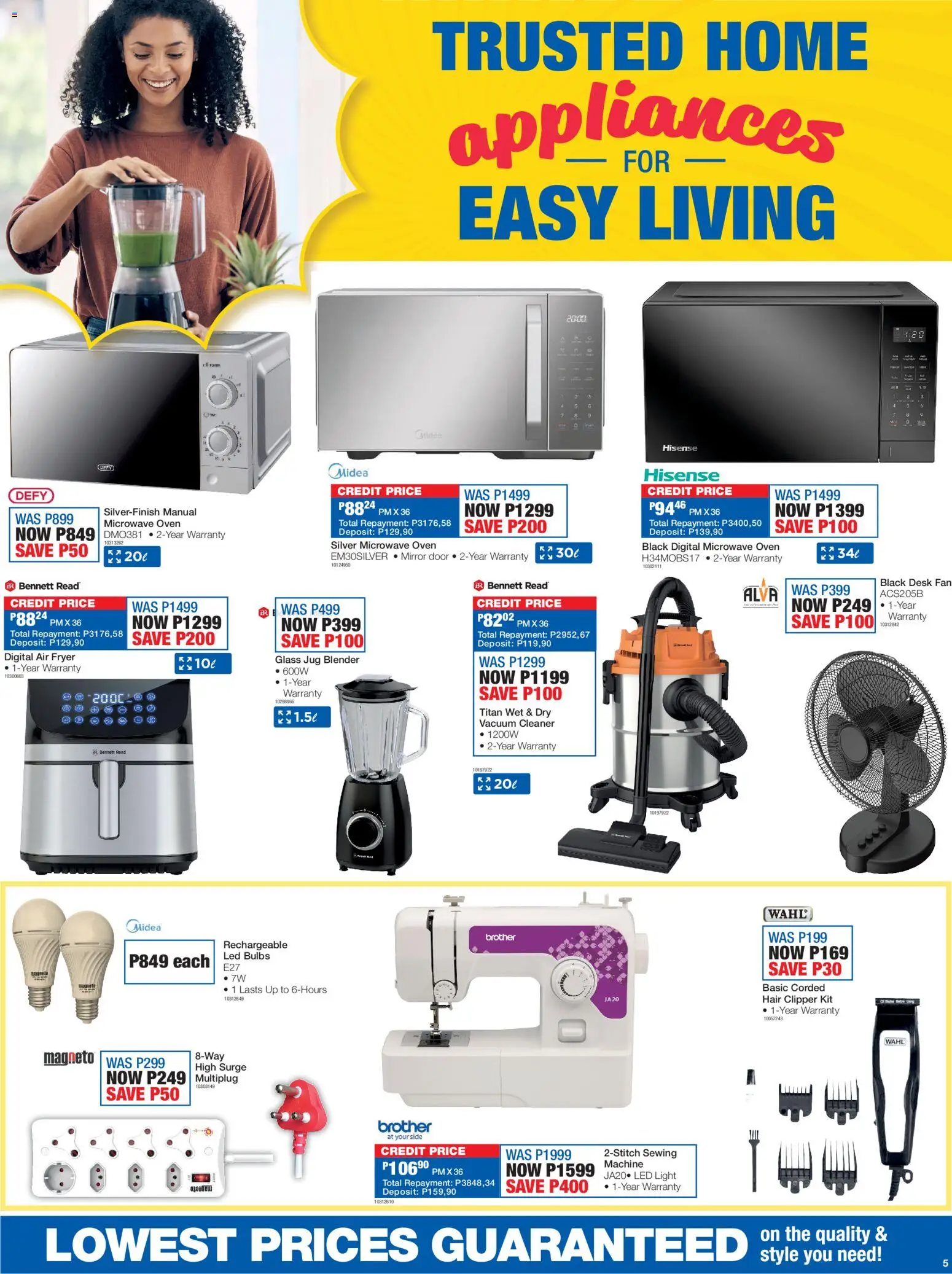 New OK Furniture catalogue – valid from 27.12.2025 | Page: 5 | Products: Oven, Microwave, Air fryer, Light