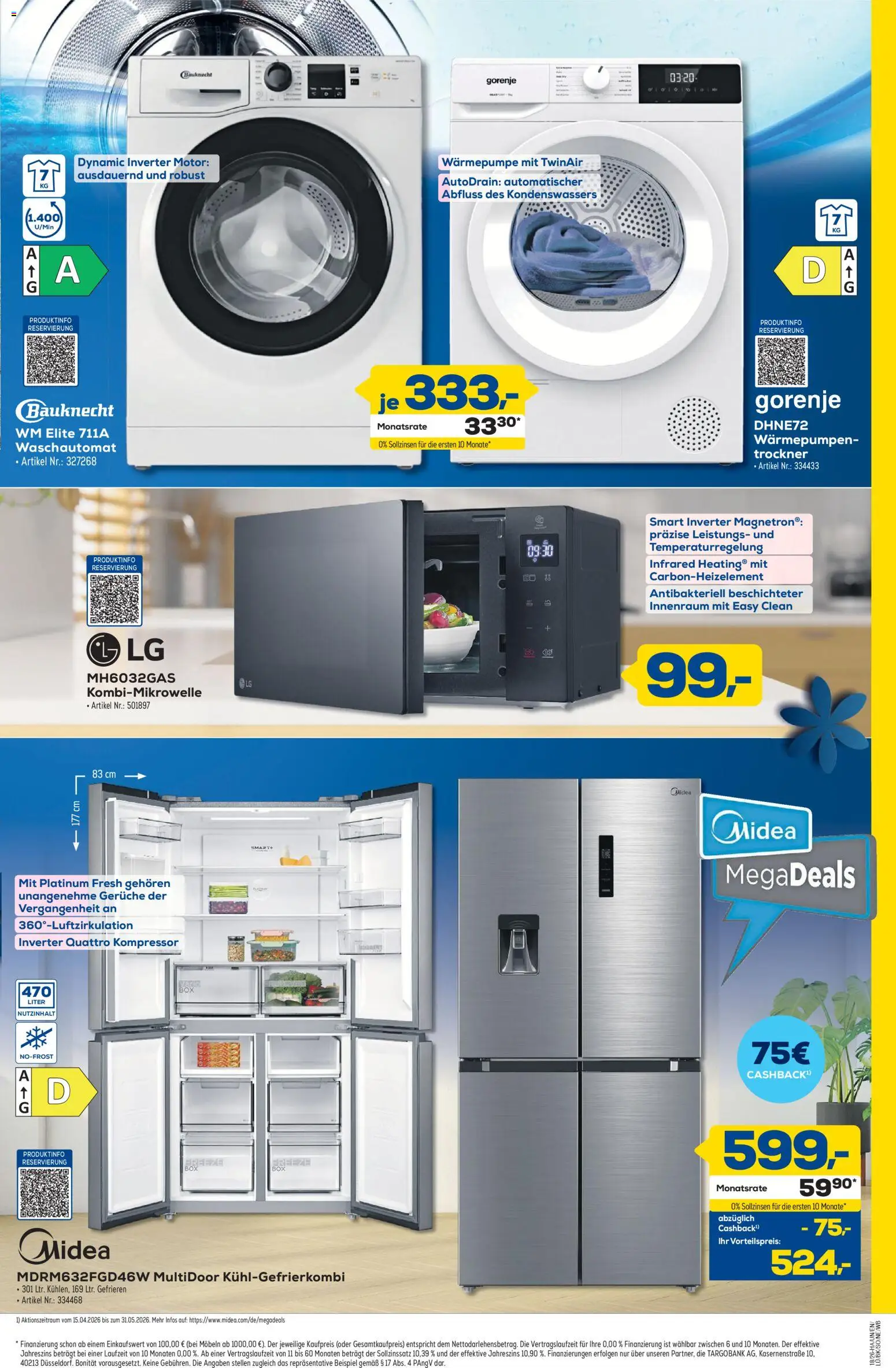 Euronics Prospekt Berlet – gültig ab 23.04.2026 | Seite: 5 | Produkte: Gorenje, Trockner