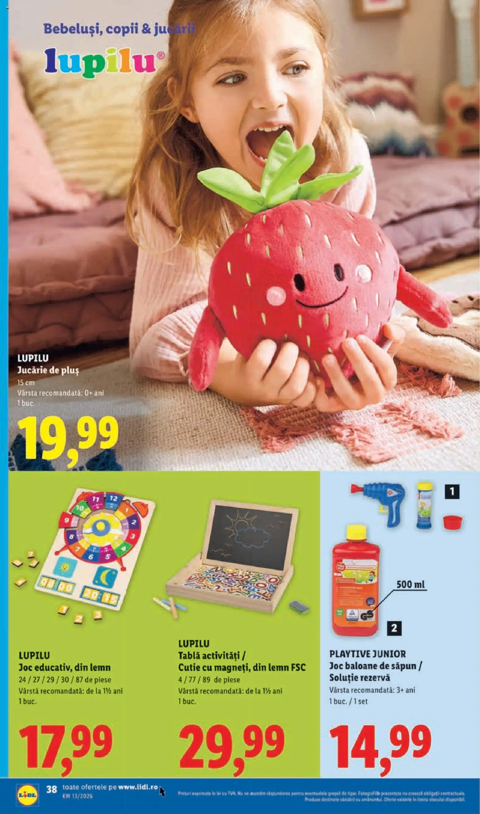 Noul catalog Lidl – valabil de la 23.03.2026 | Pagină: 38 | Produse: Joc, Tablă, Cutie, Săpun
