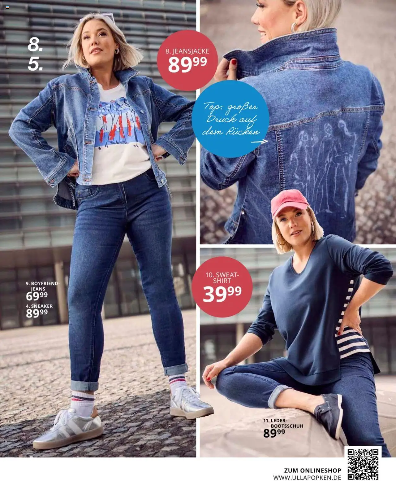 Ulla Popken Prospekt 	 - gültig ab dem 01.08.2025 | Seite: 21 | Produkte: Shirt, Top, Jeansjacke, Jeans