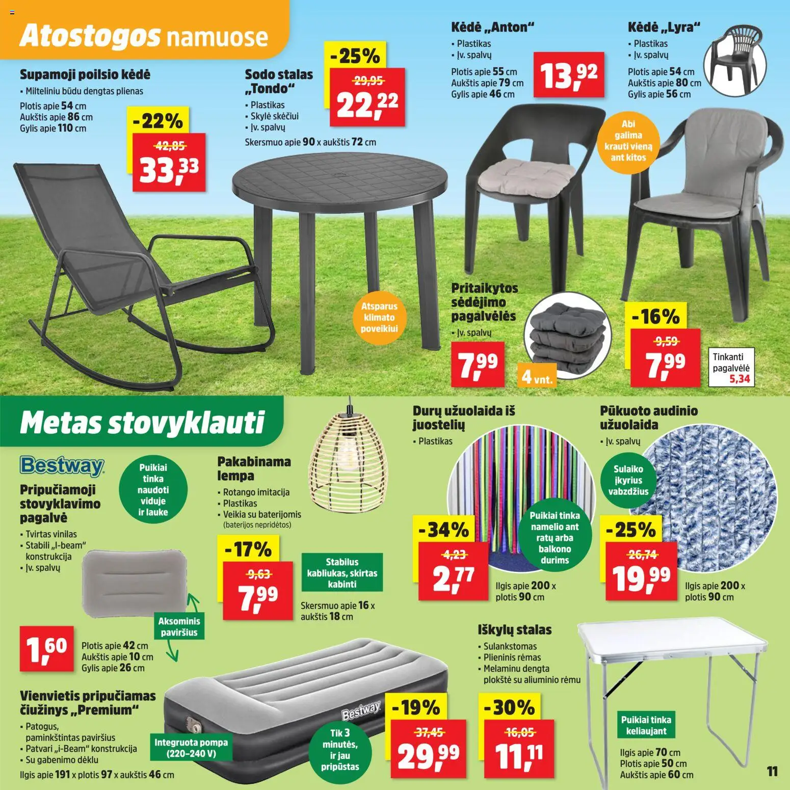 Thomas Philipps akcijos nuo 27.04.2026 | Puslapis: 11 | Prekių: Pagalvė, Čiužinys, Kėdė, Lempa