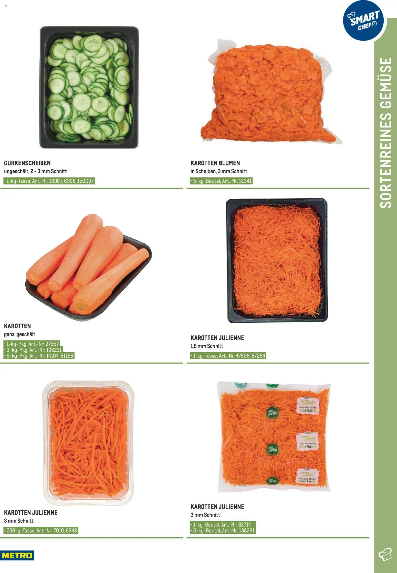Metro angebote - Smart Chef Obst & Gemüse gültig ab 26.03.2026 | Seite: 27 | Produkte: Gemüse