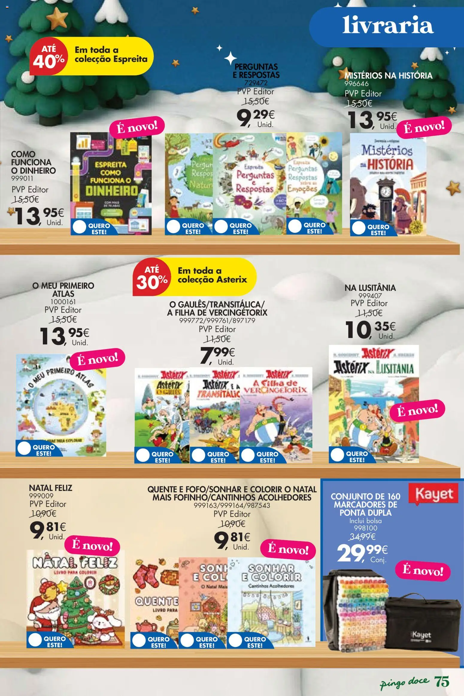 Pingo Doce  Brinquedos Natal Lojas Hipers │ válido de 18.11.2025 | Página: 75 | Produtos: Bolsa