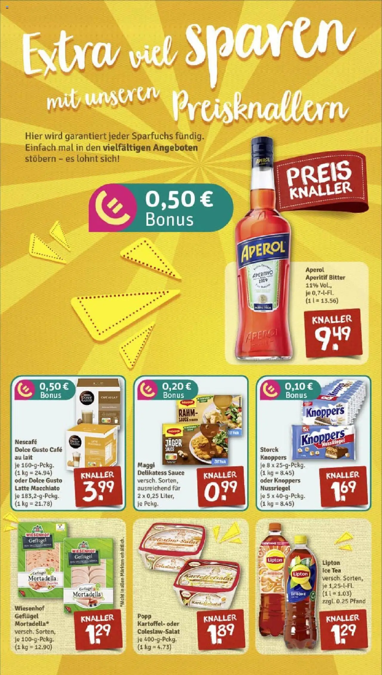 Rewe prospekt Maintal / Bischofsheim	 – gültig ab 28.09.2025 | Seite: 2 | Produkte: Maggi, Knoppers, Aperol, Dolce gusto