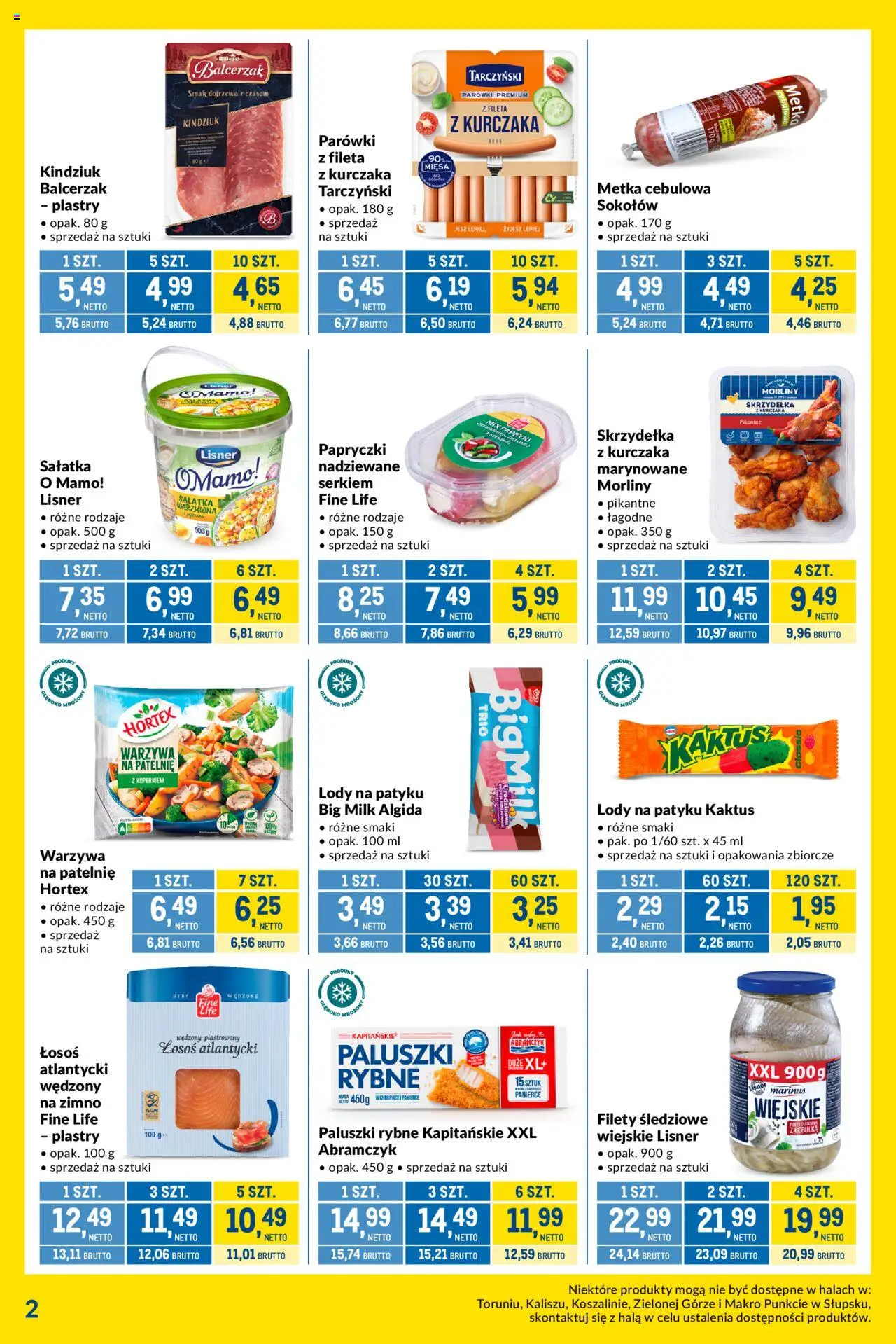 Makro Gazetka - Kupujesz więcej płacisz mniej od 13.05.2025 | Strona: 2 | Produkty: Patelnie, Kindziuk, Big Milk, Sałatka