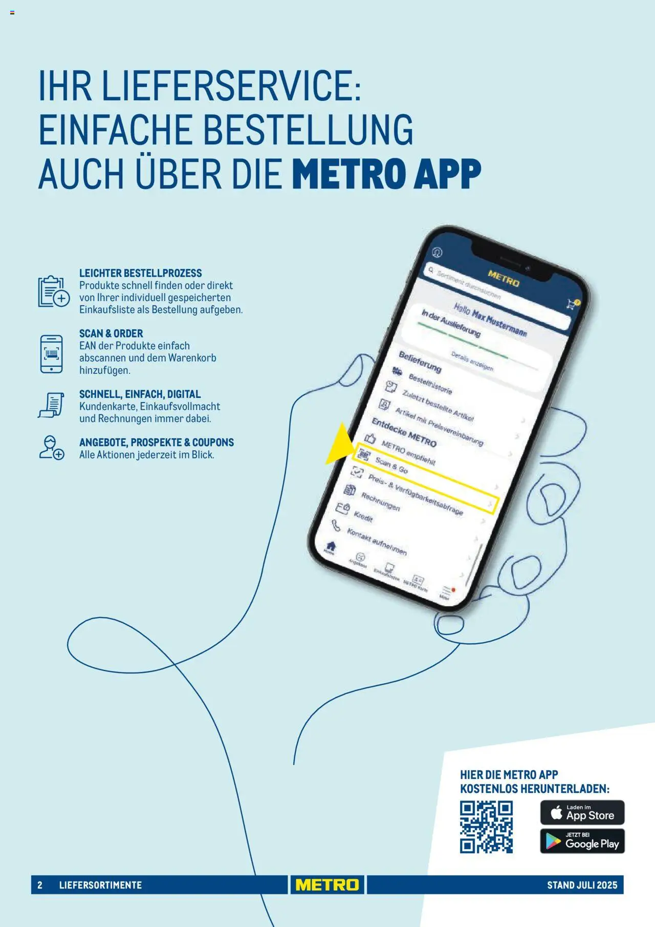 Metro - Sortimentskatalog Lieferservice – gültig ab 31.07.2025 | Seite: 2
