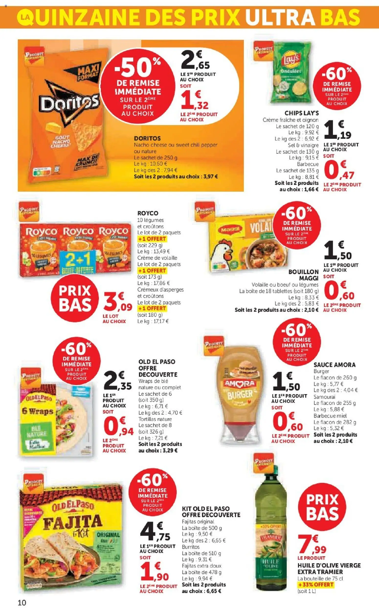 {H1} | Page: 10 | Produits: Olive, Miel, Oignon, Huile