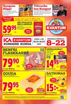 ICA Kvantum - Kungens Kurva - Förhandsvisning av reklamblad från butik ICA Kvantum aktuell från 20.10.2025