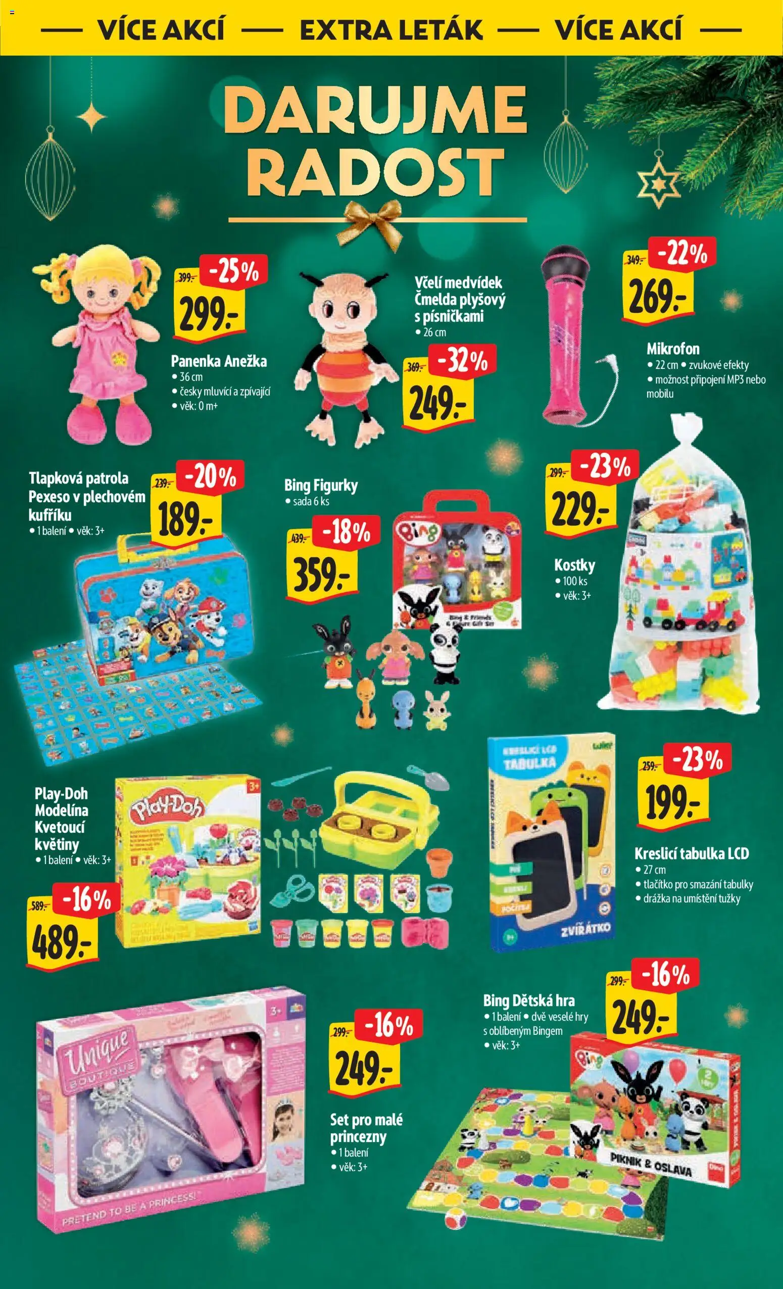 Albert leták - Hypermarket od 05.11.2025 | Strana: 55 | Produkty: Tlapková patrola, MP3, Kreslicí tabulka, Kostky