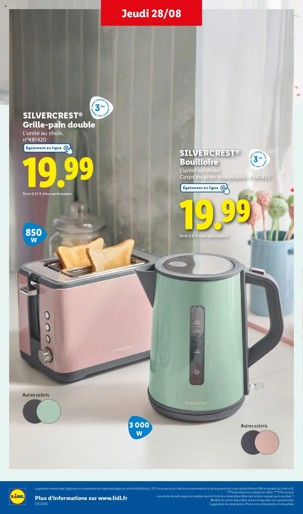  | Page: 39 | Produits: Bouilloire, Grille-pain, Toaster