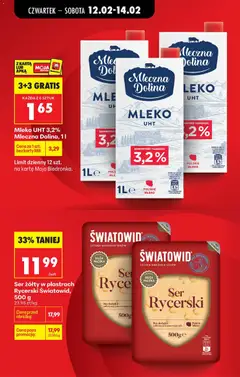 Pogląd oferty "Biedronka gazetka - Oferta w tym tygodniu" - ważna od 12.02.2026 | Strona: 23 | Produkty: Ser żółty, Karta, Mleko, Ser