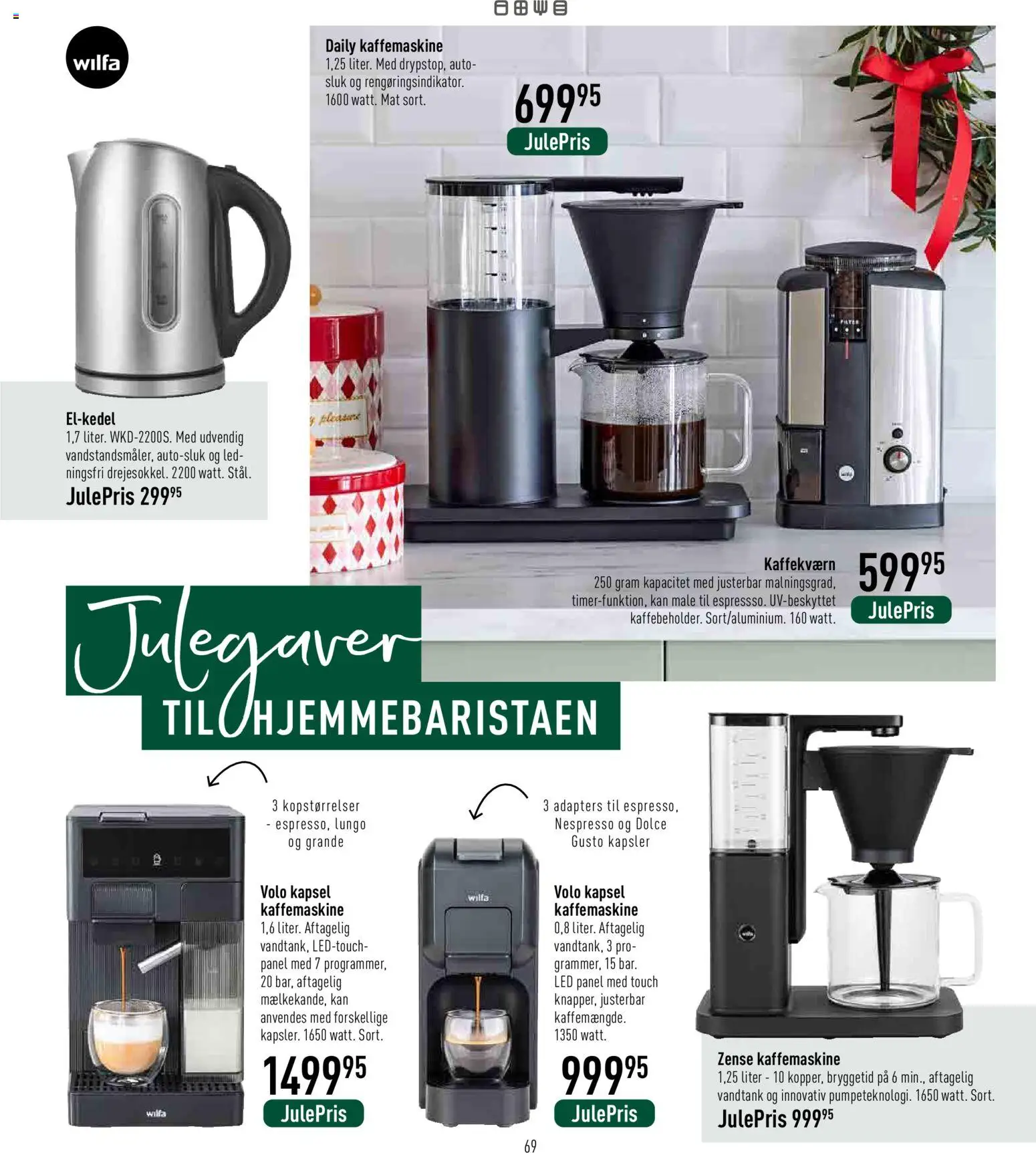 Imerco tilbudsavis – gyldig fra 07.11.2025 | Side: 69 | Produkter: Kaffemaskine