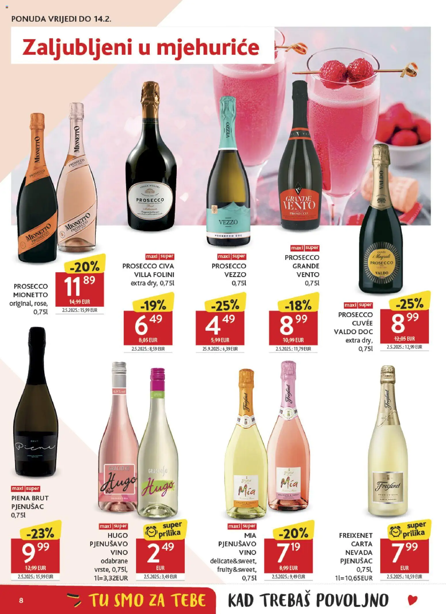 Konzum katalog | vrijedi od 04.02.2026 | Stranica: 8 | Proizvodi: Prosecco, Vino
