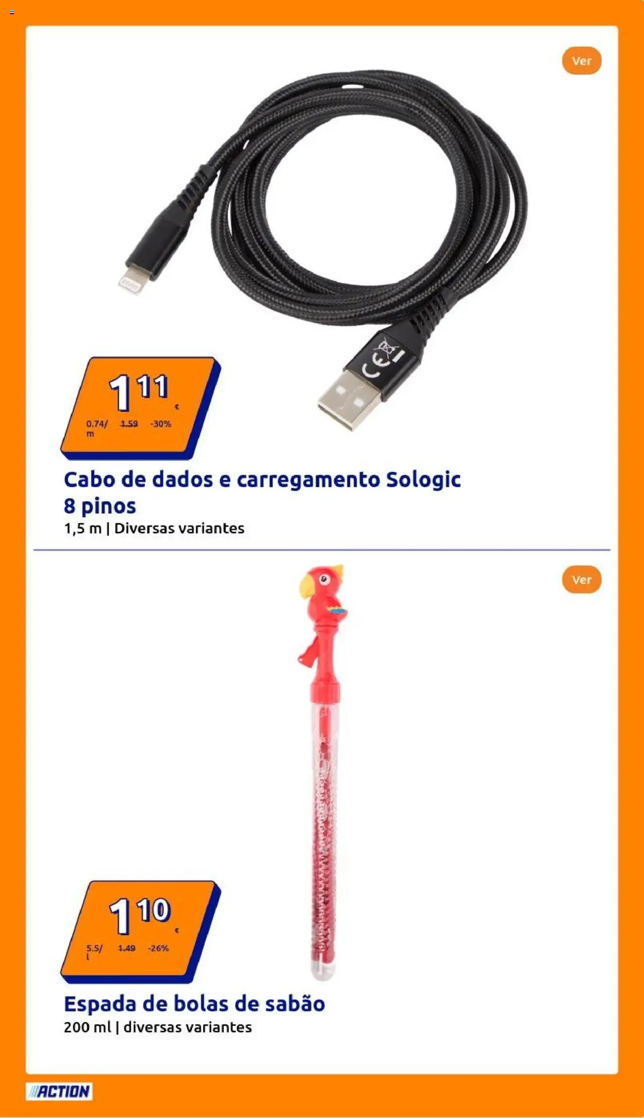 Action - Action PT week 32 2025 │ válido de 06.08.2025 | Página: 5 | Produtos: Cabo, Sabão