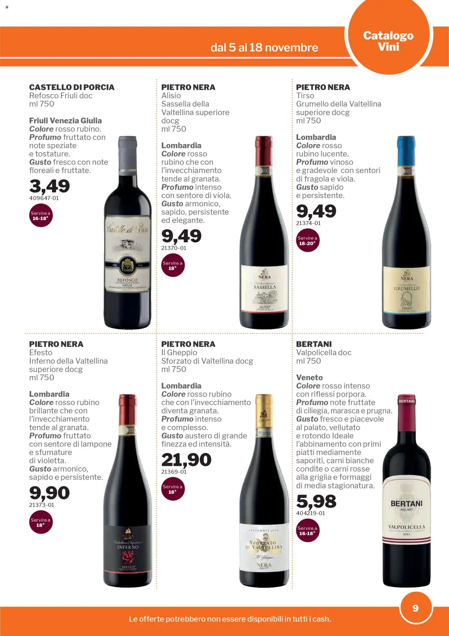 Volantino Sogegross del 05.11.2025 | Pagina: 9 | Prodotti: Lampone, Griglia, Profumo