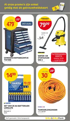 Brico Plan-it folder - Voorbeeld van een folder van Brico Plan-it, geldig van 18.03.2026 | Pagina: 54 | Producten: Stofzuiger