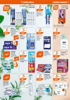 Müller katalog akcije – veljaven od 05.01.2026 | Stran: 6 | Izdelki: Intimno milo, Kos, Zobna scetka, Voda