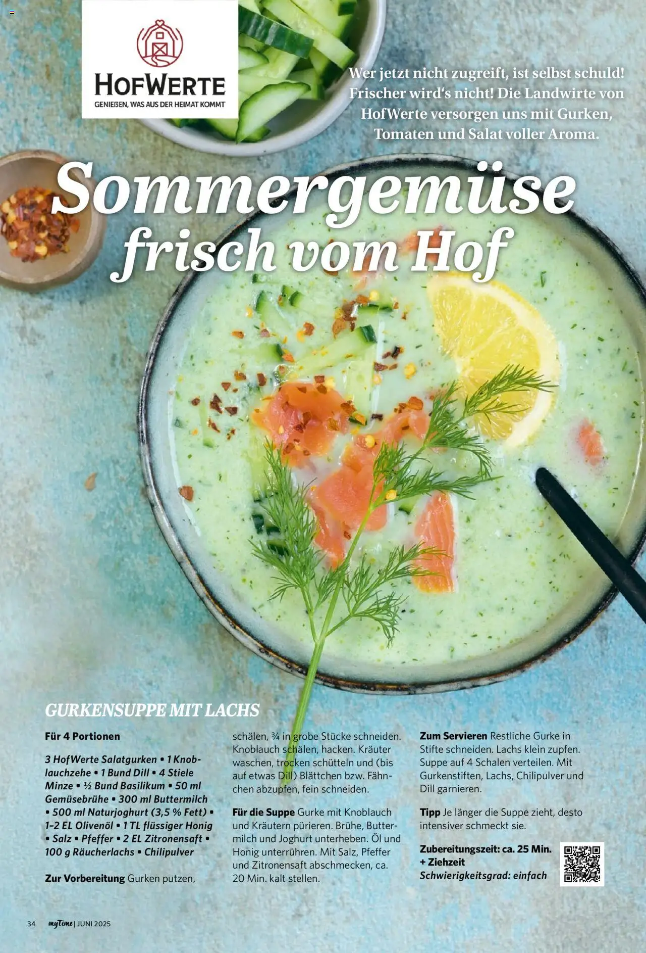 Combi - myTime Juni 2025 - gültig ab dem 01.06.2025 | Seite: 34 | Produkte: Milch, Joghurt, Lachs, Salat
