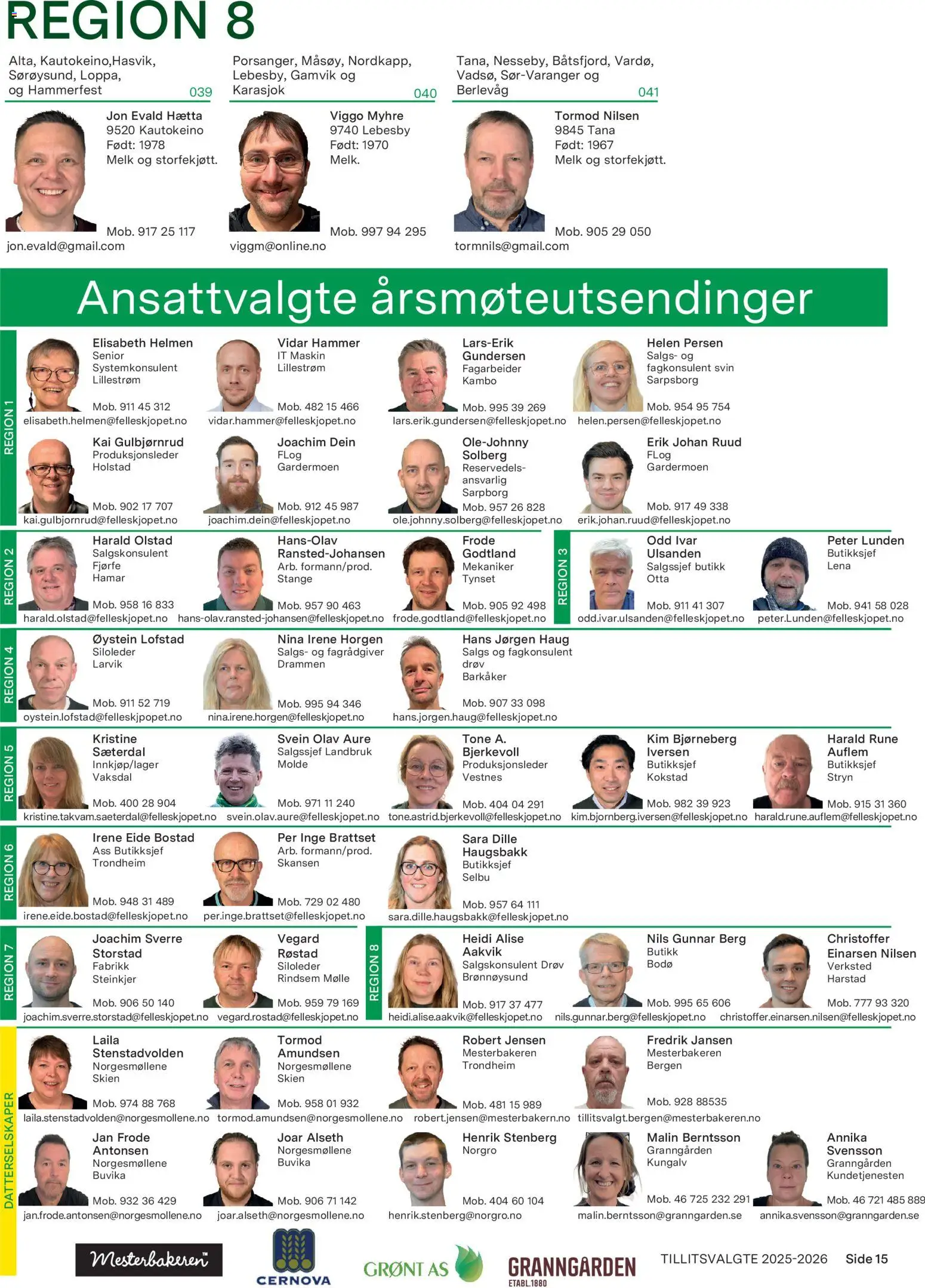 {H1} | Side: 15 | Produkter: Melk, Svin, Суміш дитяча