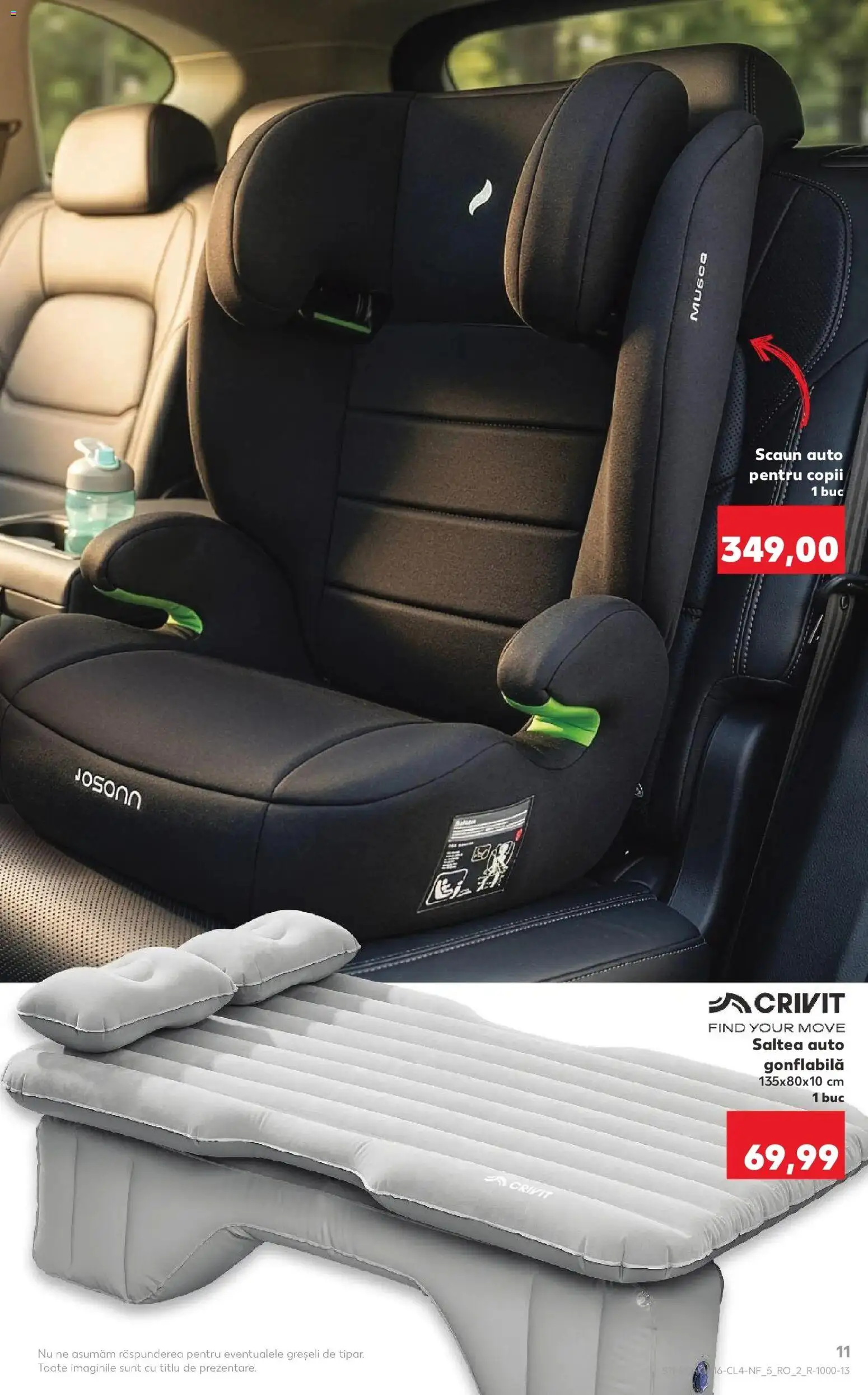 Noul catalog Kaufland – valabil de la 15.04.2026 | Pagină: 11 | Produse: Saltea, Scaun