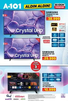 30.10.2025 tarihinden itibaren geçerli olan A101 kataloğu önizlemesi | Sayfa: 5 | Ürünler: TV, Video, Uydu, USB