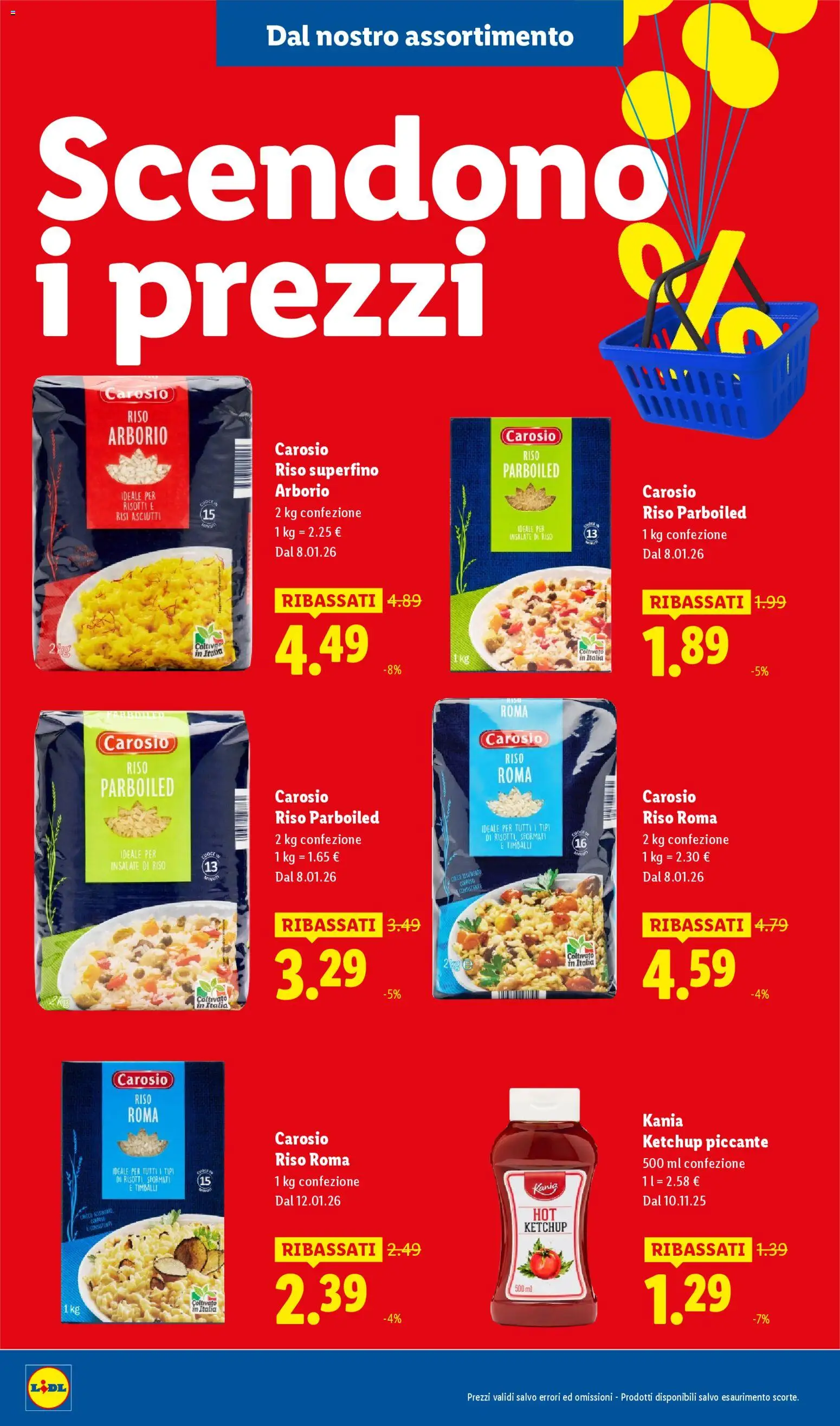 Volantino Lidl del 08.01.2026 | Pagina: 24 | Prodotti: Riso, Ketchup