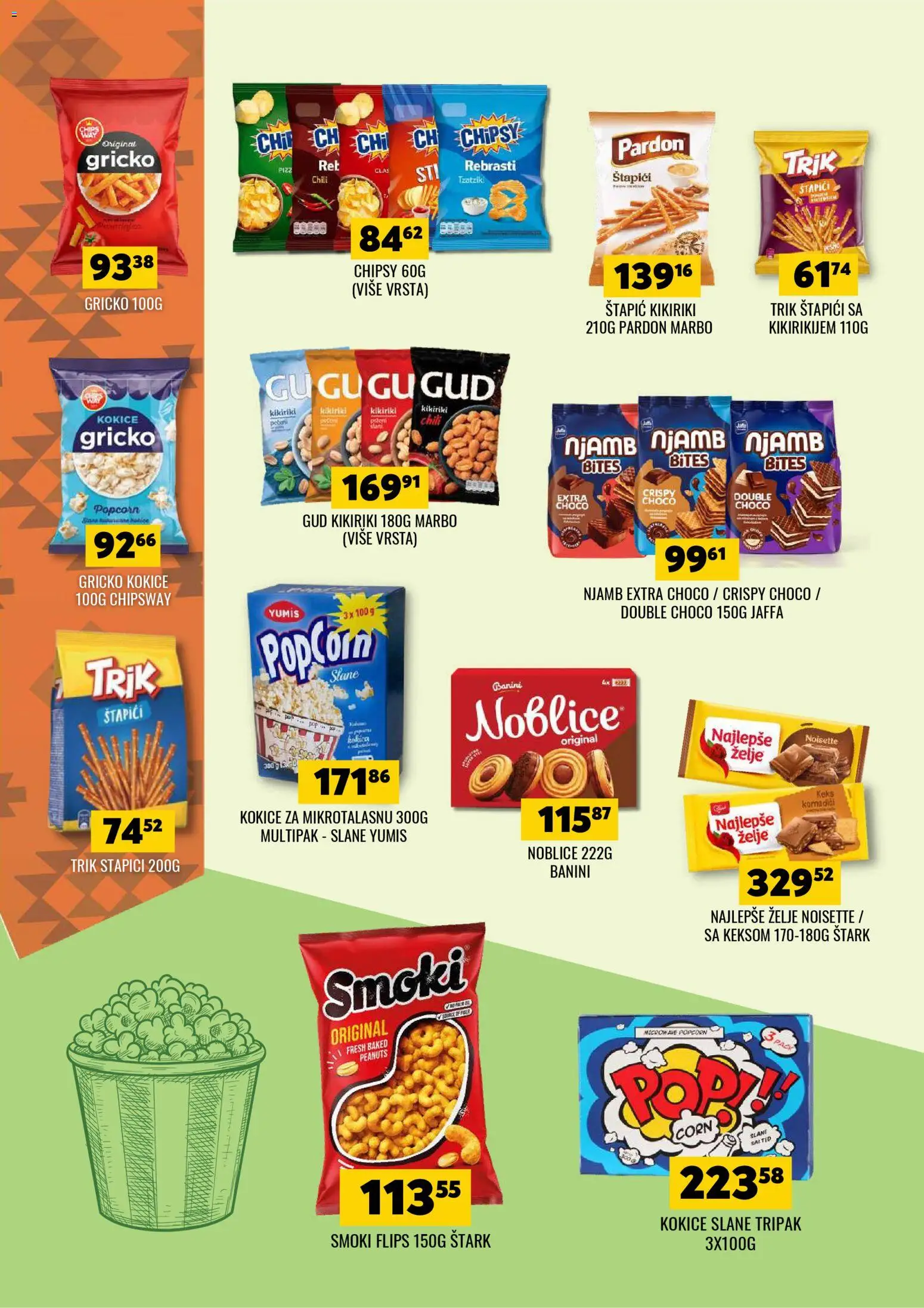 Tekijanka katalog - važi od 28.01.2026 | Strana: 12 | Proizvode: Keks, Smoki, Noblice, Kikiriki