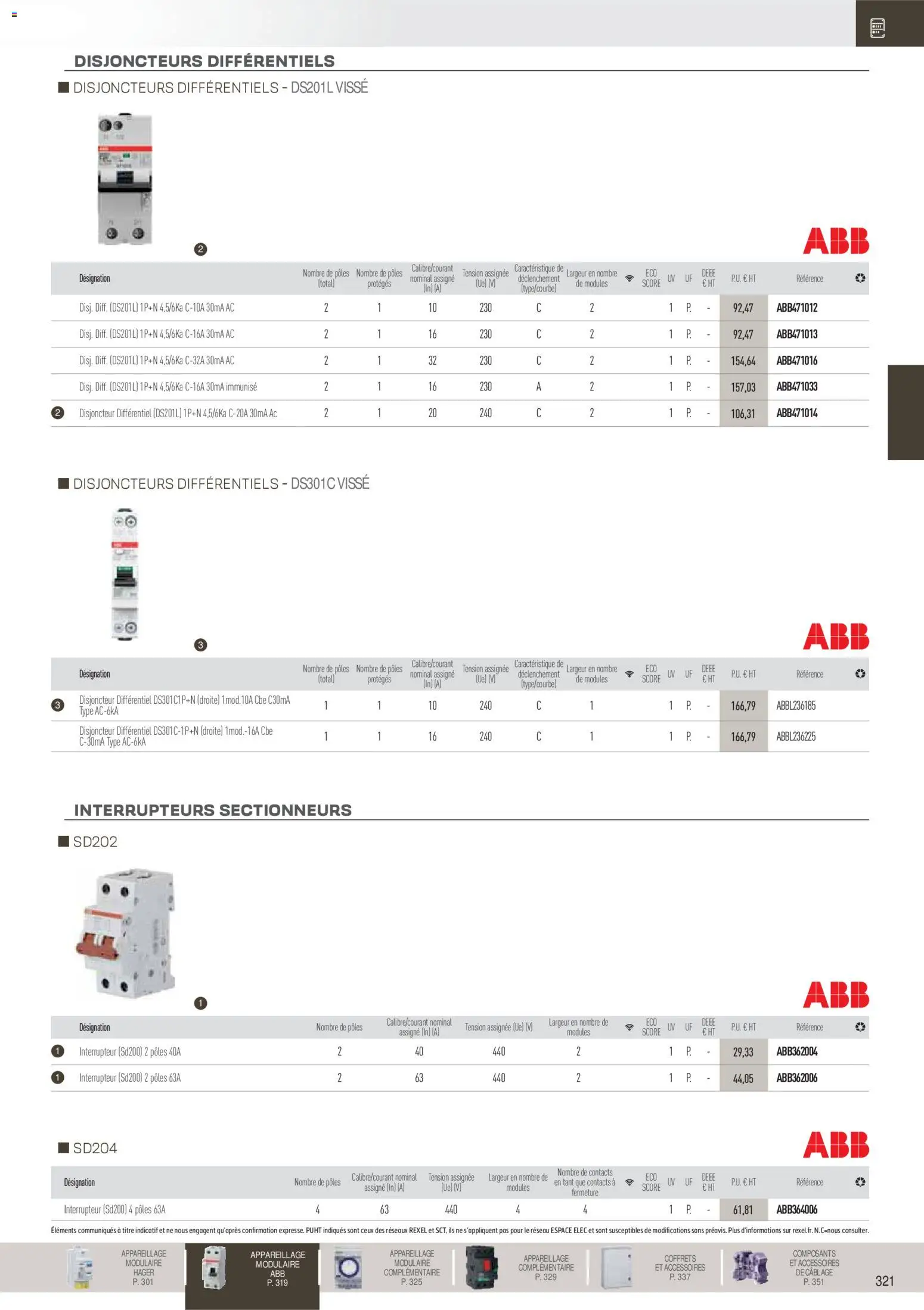 {H1} | Page: 122 | Produits: Interrupteur, Disjoncteur