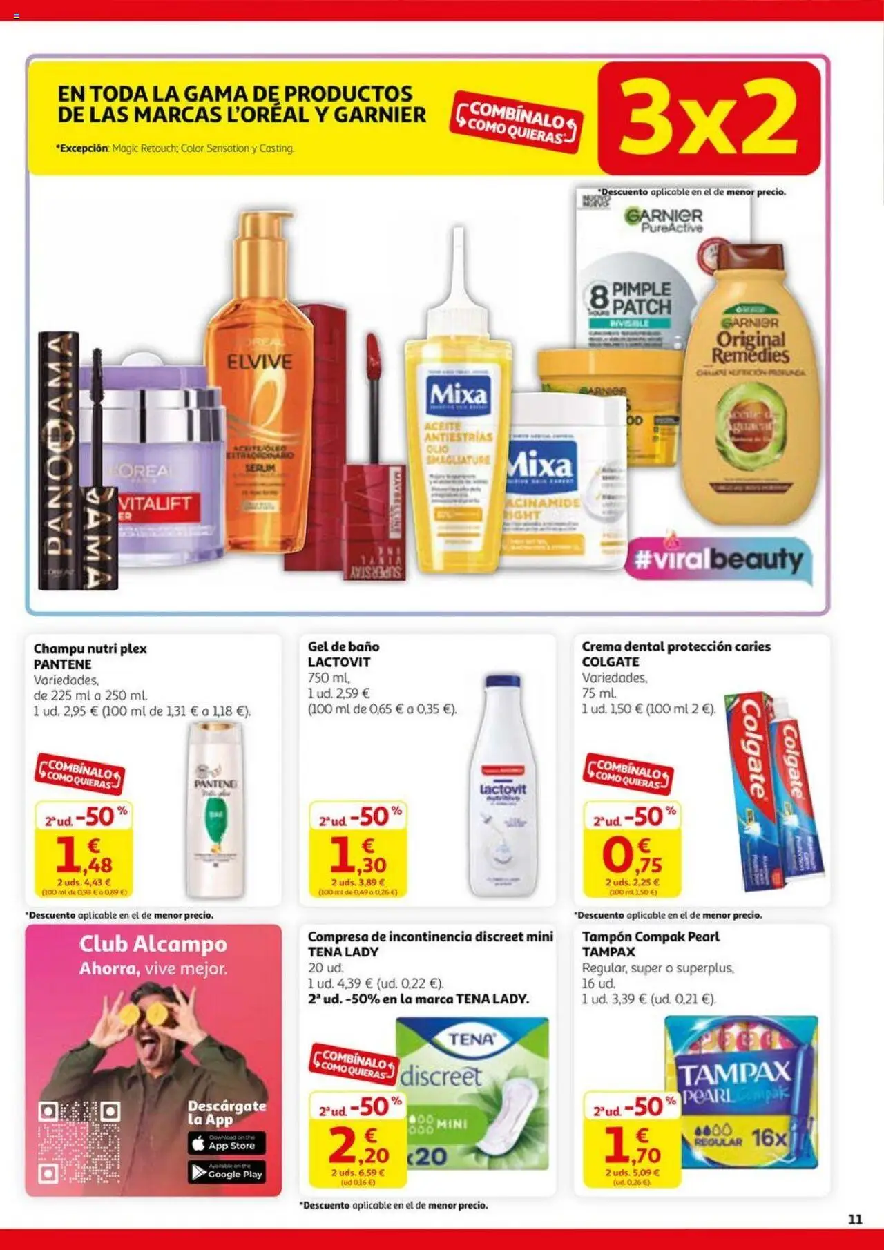 Alcampo - SST catalan  │ válido desde el 28.08.2025 | Página: 11 | Productos: Champú, Sérum, Aceite, Baño