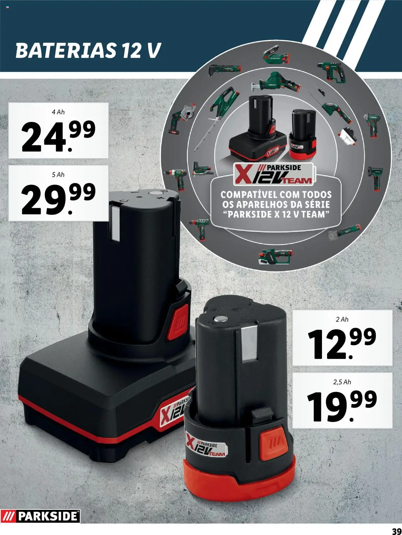 Lidl Baterias E Ferramentas │ válido de 02.02.2023 | Página: 39