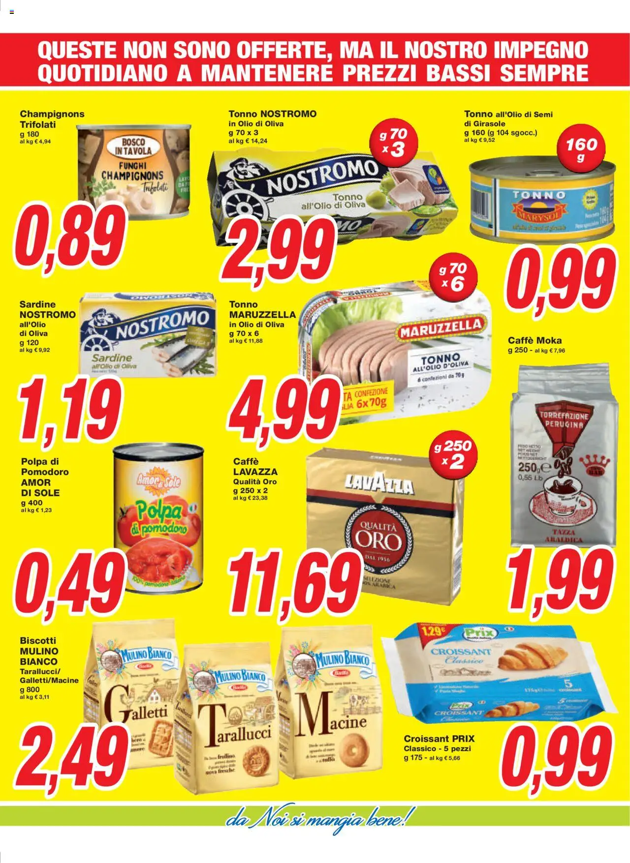 Volantino Prix del 26.09.2025 | Pagina: 5 | Prodotti: Caffè, Sale, Pomodoro, Croissant