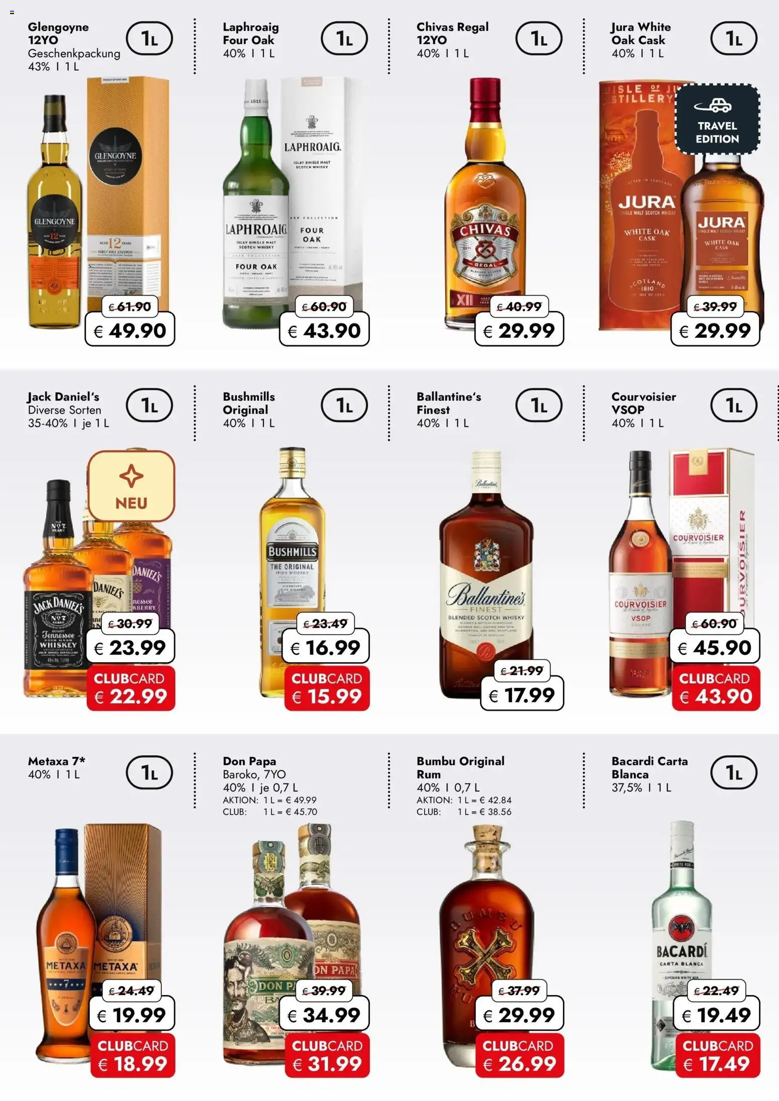 Travel FREE  Aktionsangebote gültig ab 17.04.2026 | Seite: 2 | Produkte: Whiskey, Regal