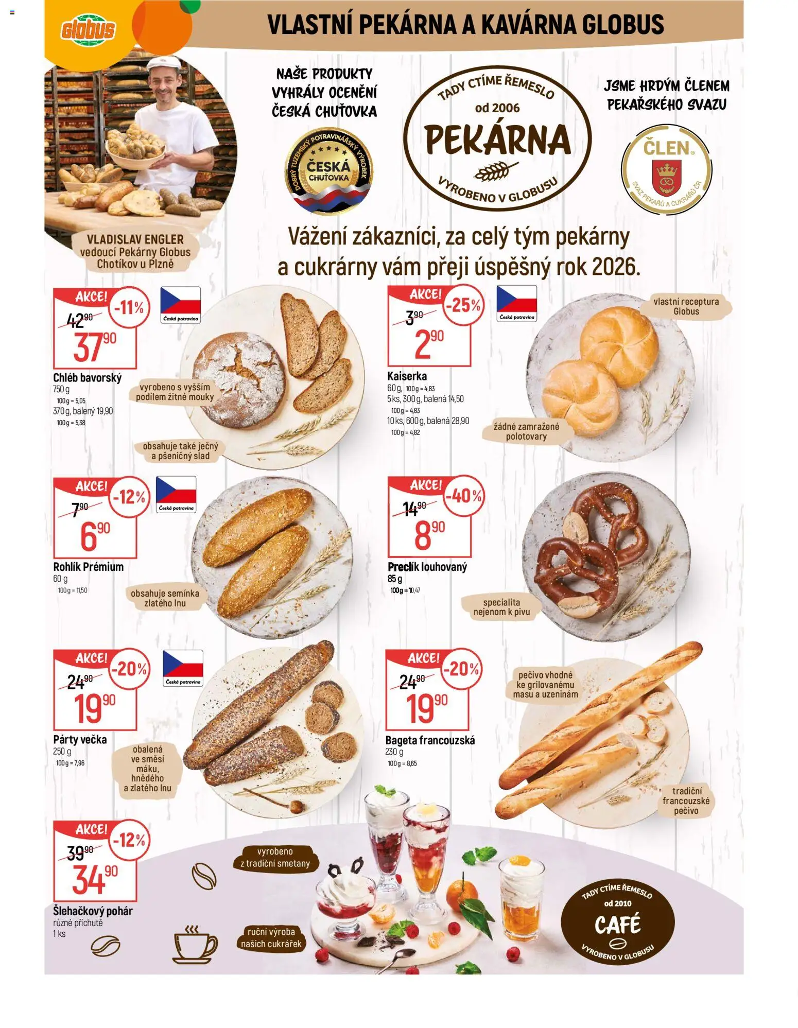 Globus leták - Plzeň od 27.12.2025 | Strana: 5 | Produkty: Chléb, Pekárna, Semínka, Bageta
