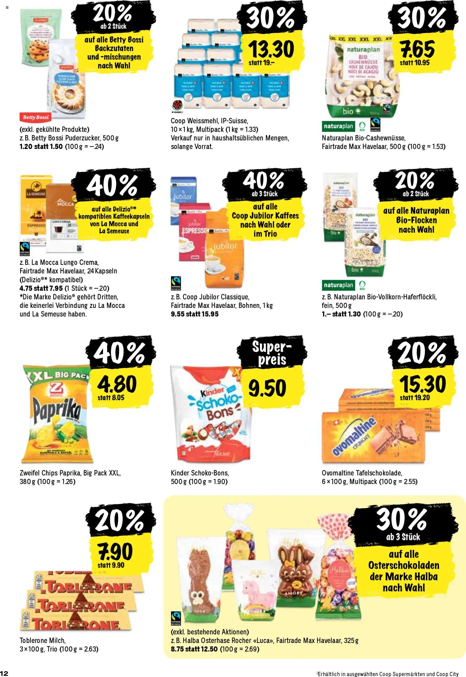 Coop Aktionen – gültig ab 26.02.2026 | Seite: 12 | Produkte: Kaffee, Chips