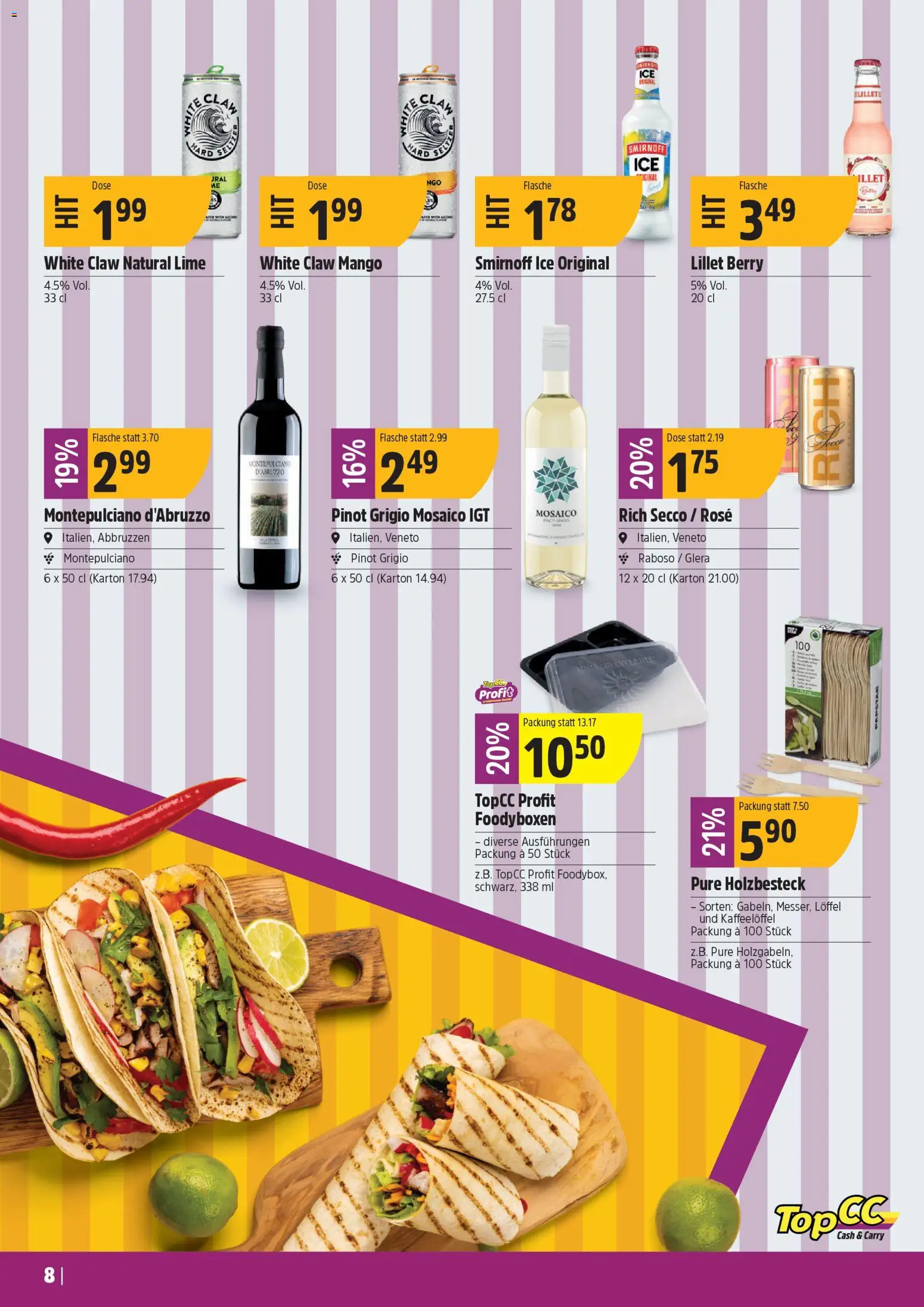 TopCC aktionen Genuss – gültig ab 13.04.2026 | Seite: 5 | Produkte: Mango, Top