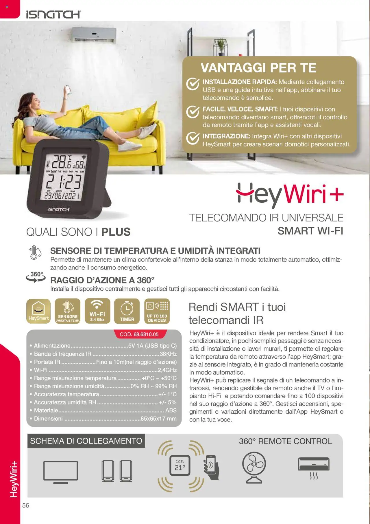 Volantino GBC del 29.04.2024 | Pagina: 56 | Prodotti: Telecomando, Tè, TV, USB