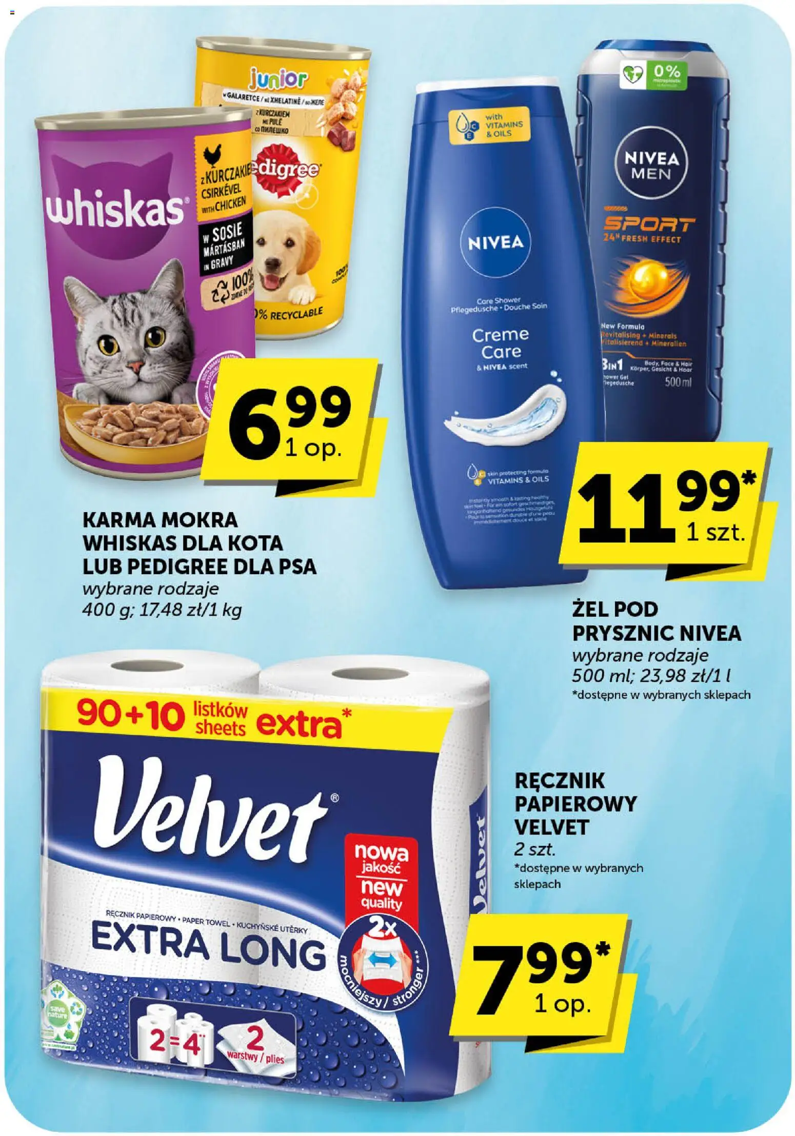 Groszek Gazetka - Market od 13.11.2025 | Strona: 34 | Produkty: Pedigree, Prysznic, Żel pod prysznic, Ręcznik papierowy