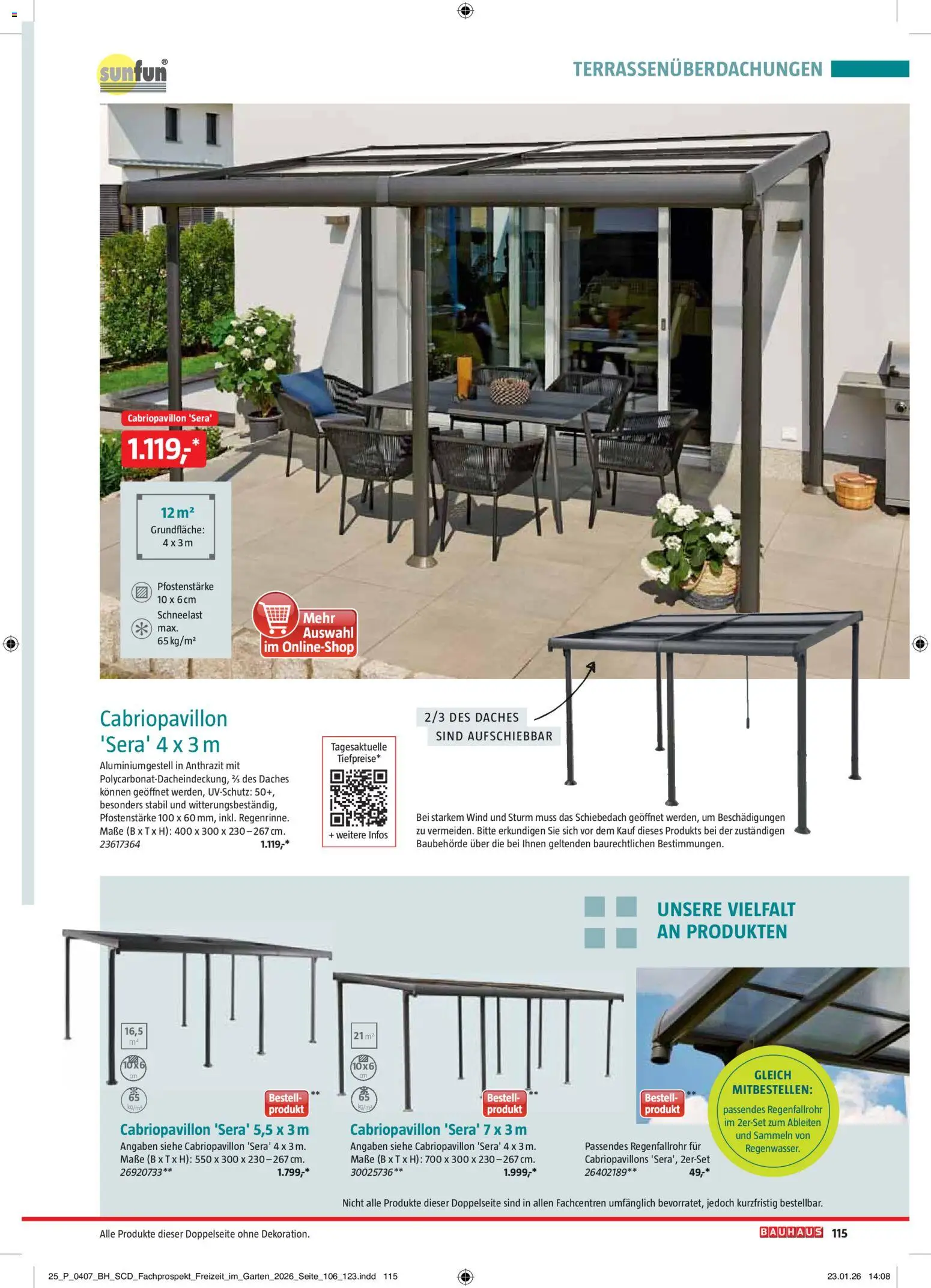 Bauhaus Freizeit im Garten gültig ab 01.05.2026 | Seite: 115