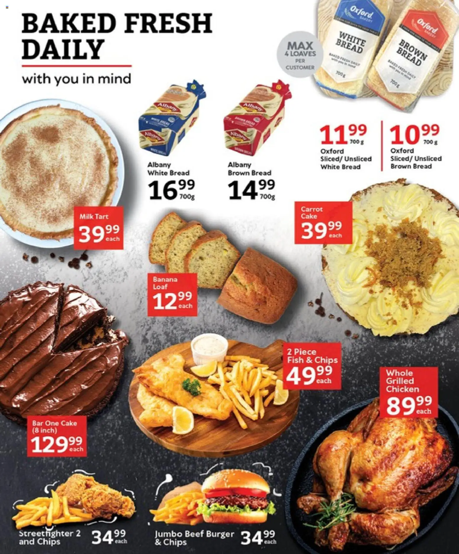 New Oxford Freshmarket catalogue – valid from 08.04.2026 | Page: 11 | Products: Milk, Bread, Beef, Chips