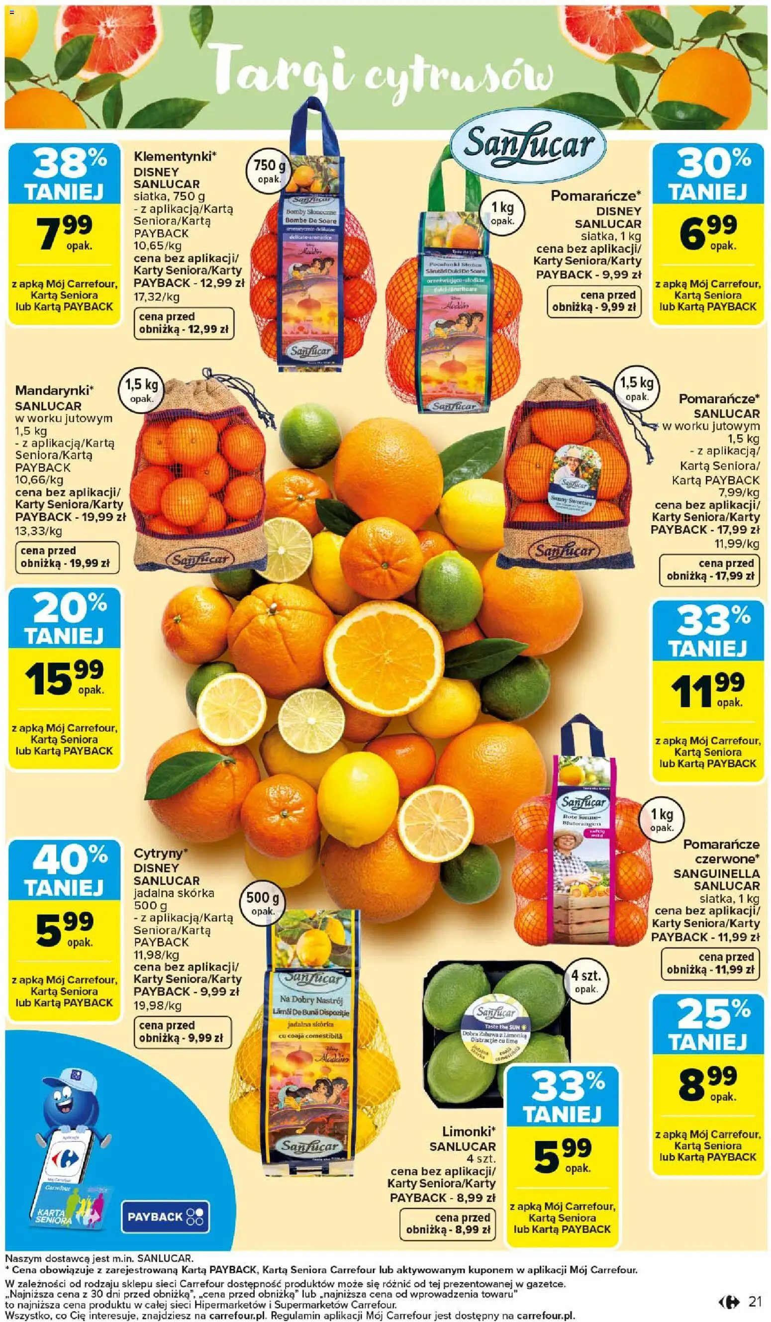 Carrefour Gazetka od 26.01.2026 | Strona: 23 | Produkty: Karta, Pomarańcze