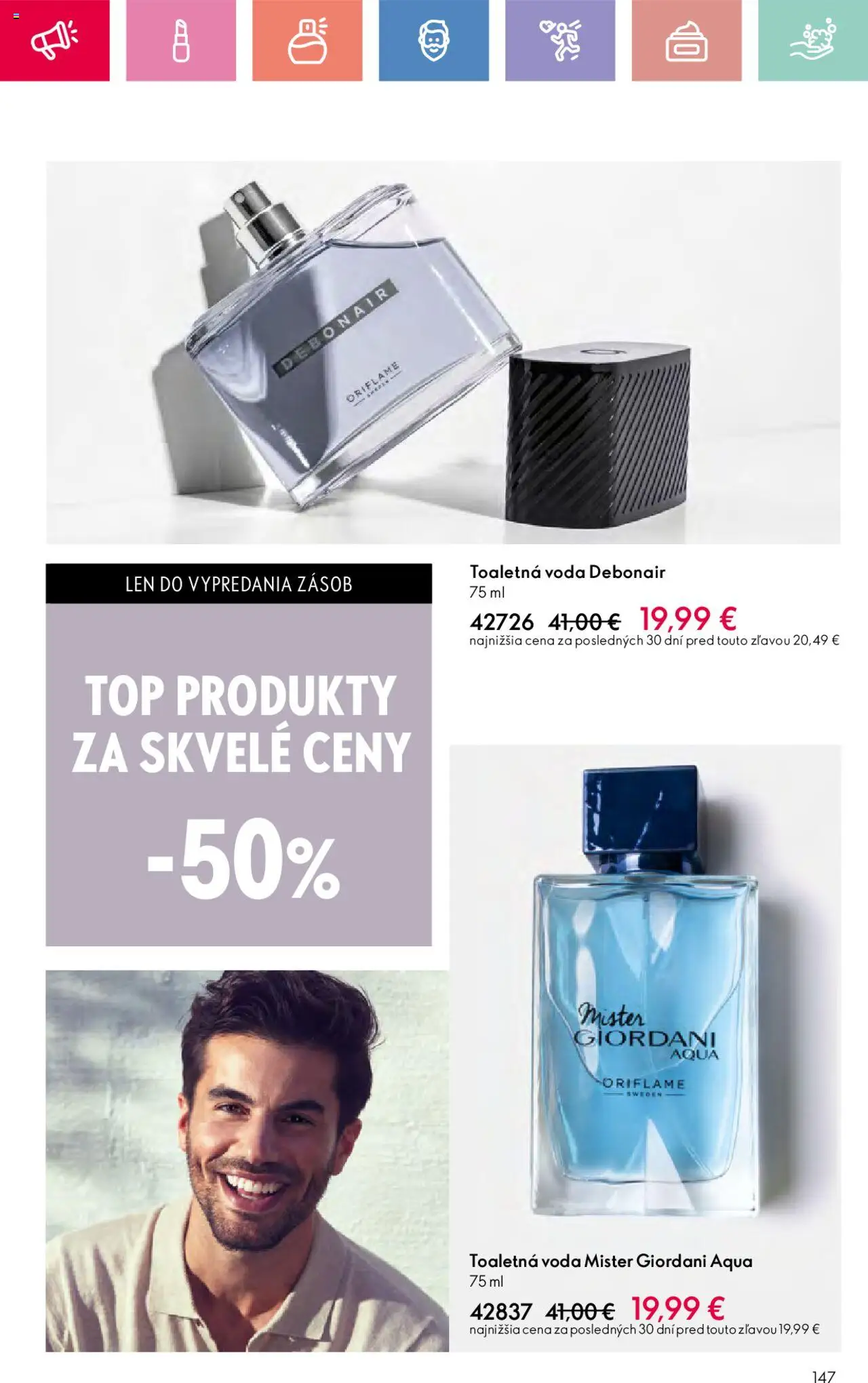 Katalóg Oriflame 10 2025 │ platný od 06.07.2025 | Strana: 147 | Produkty: Toaletná voda, Voda
