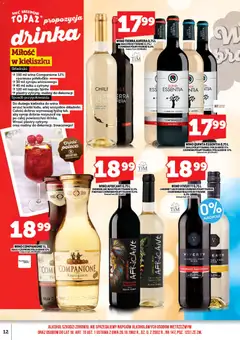 Pogląd oferty "Topaz Gazetka alkoholowa" - ważna od 16.02.2026 | Strona: 14 | Produkty: Syrop, Sprite, Cytryny, Wino