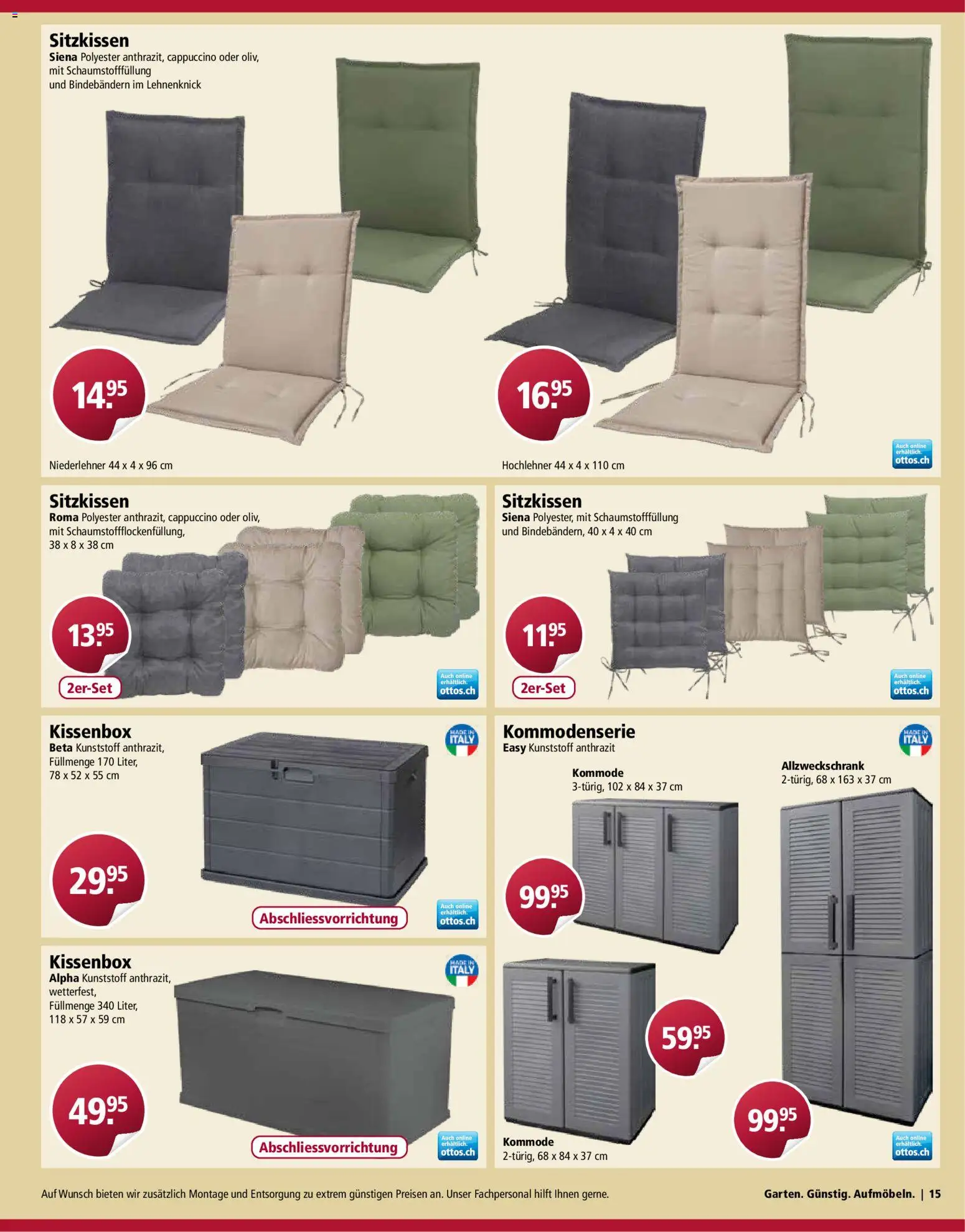 Otto's Aktionen Gartenmöbel – gültig ab 03.03.2026 | Seite: 15 | Produkte: Kommode