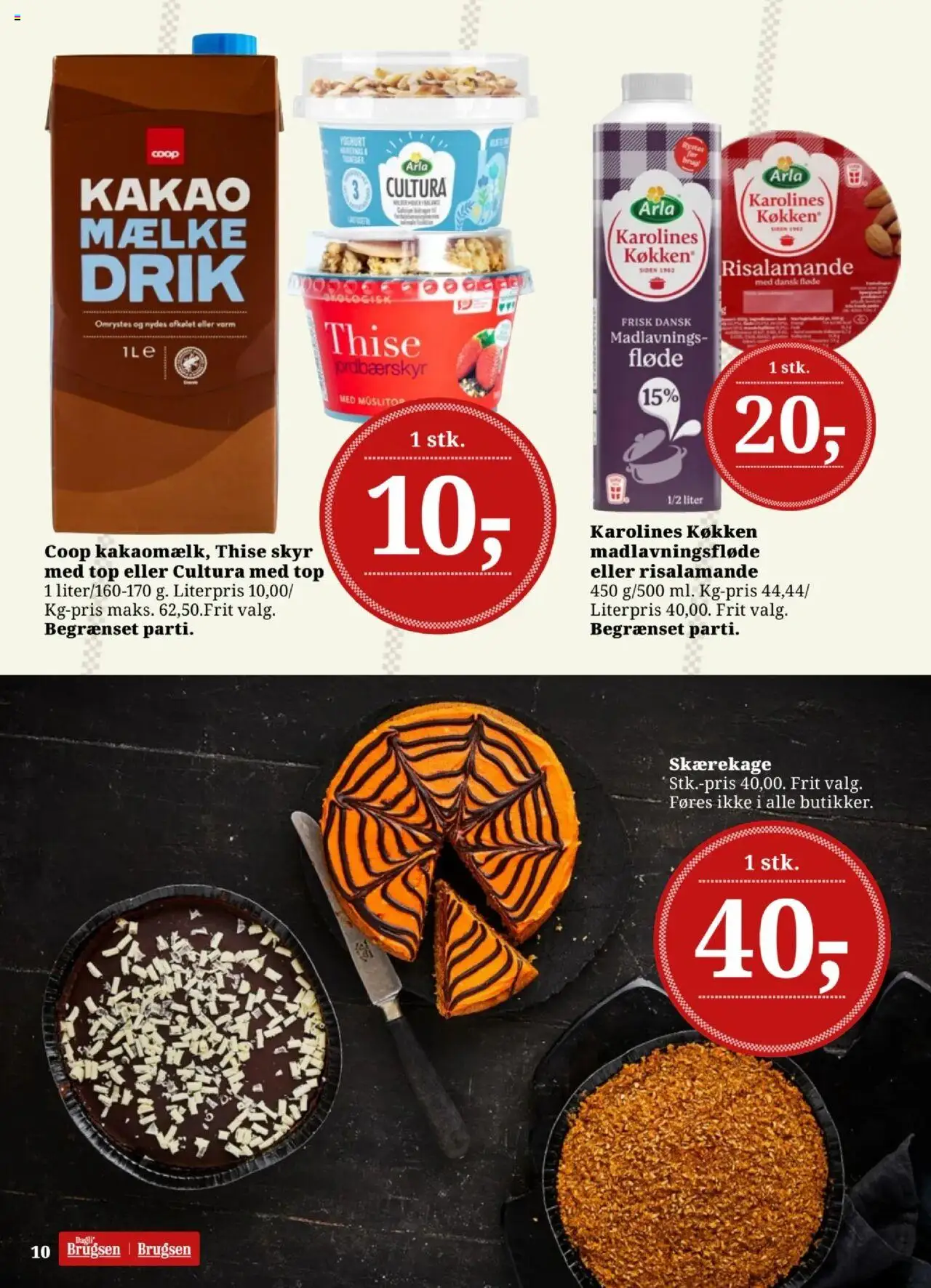 Dagli'Brugsen tilbudsavis – gyldig fra 10.10.2025 | Side: 11 | Produkter: Skyr, Risalamande, Fløde, Kakao