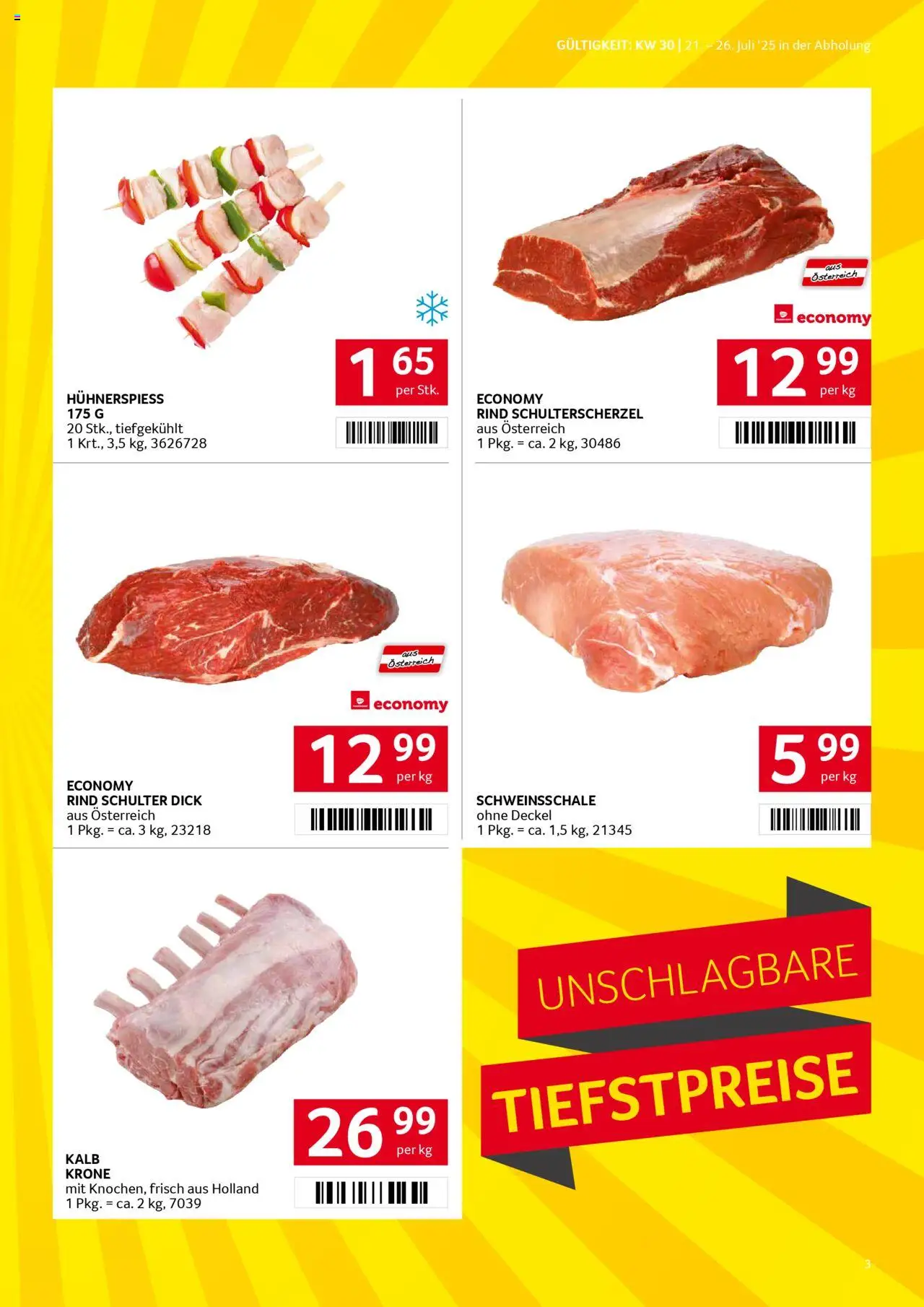 Transgourmet Flugblatt gültig ab 20.07.2025 | Seite: 3
