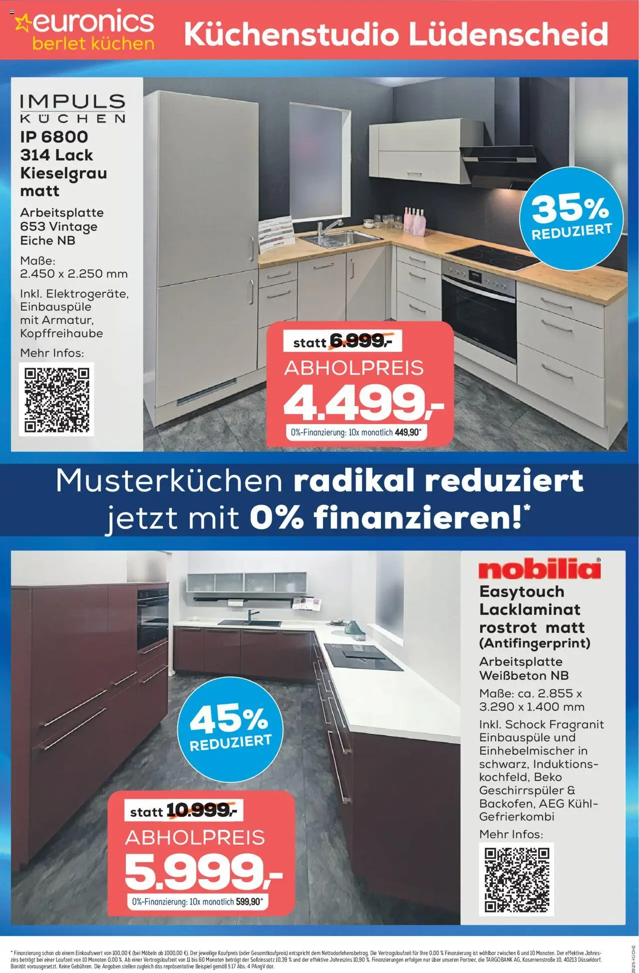 Euronics  Küchenwerbung Berlet - gültig ab dem 14.07.2025 | Seite: 17 | Produkte: AEG, Geschirrspüler, Kuchen